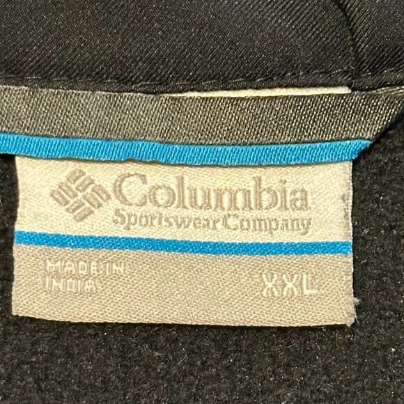 Columbia Ascender Softshell Jacket Mens XXL Zip Up Black Stretch Water Resistant - Picture 4 of 11